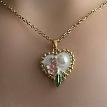 گردنبند مینا رنگی استیل دخترانه زنانه
