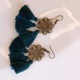گوشواره سنتی رنگی دخترانه زنانه