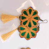 گوشواره سنتی رنگی دخترانه زنانه
