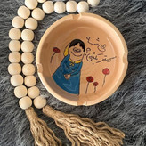 زیر سیگاری سرامیکی دست ساز فانتزی