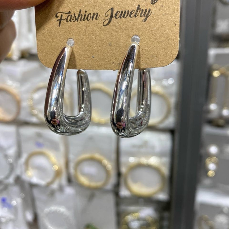 گوشواره طرح دار زنانه دخترانه سبک استیل