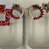 گوشواره مجلسی نگین دار زنانه